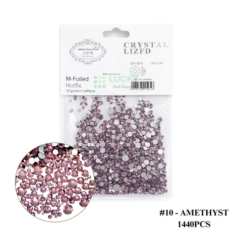 CRYSTAL LIZFD | RHINESTONE MIXED SIZE | Bag of 1440 pcs