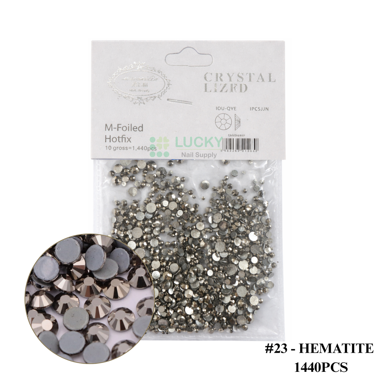 CRYSTAL LIZFD | RHINESTONE MIXED SIZE | Bag of 1440 pcs