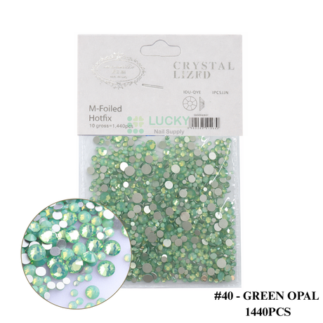 CRYSTAL LIZFD | RHINESTONE MIXED SIZE | Bag of 1440 pcs