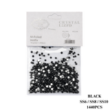 CRYSTAL LIZFD | BLACK #04 RHINESTONE | Bag 1440 pcs