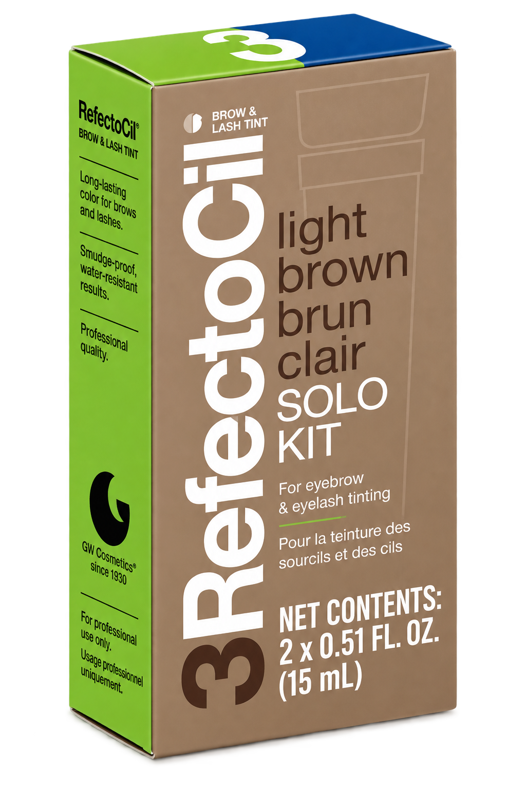 REFECTOCIL | SOLO KIT - CREAM HAIR DYE | 2 X 0.51 Oz