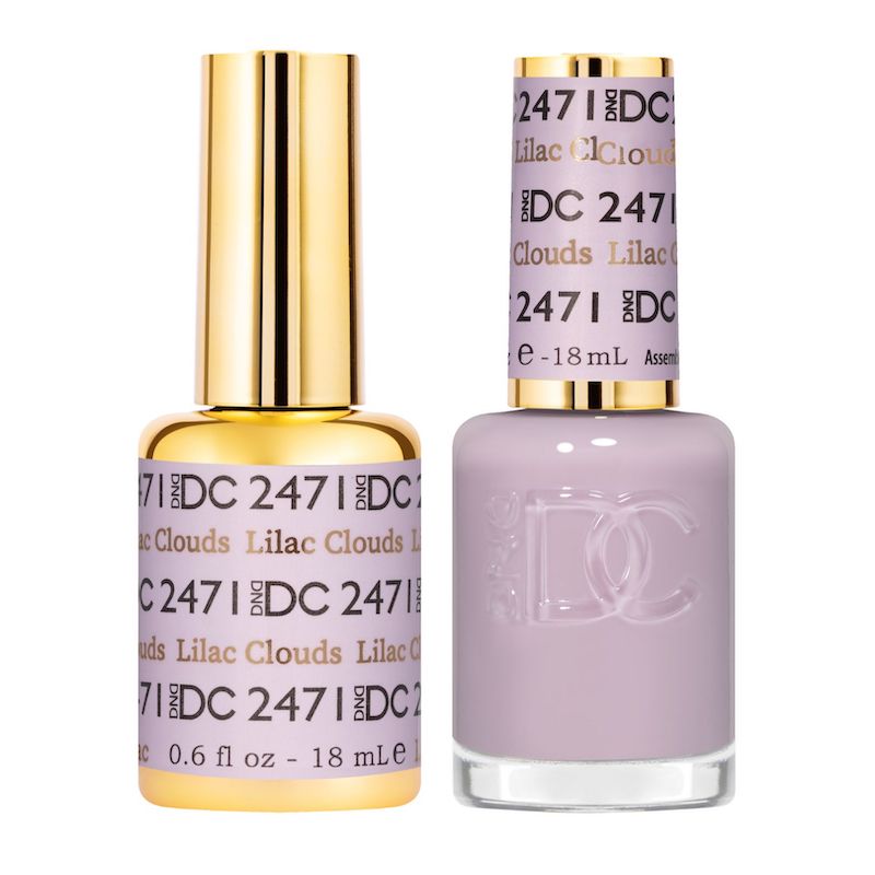 DND | DC 2471 LILAC CLOUDS – Lucky Nail Supply