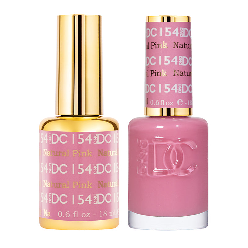 DND | DC 154 NATURAL PINK – Lucky Nail Supply