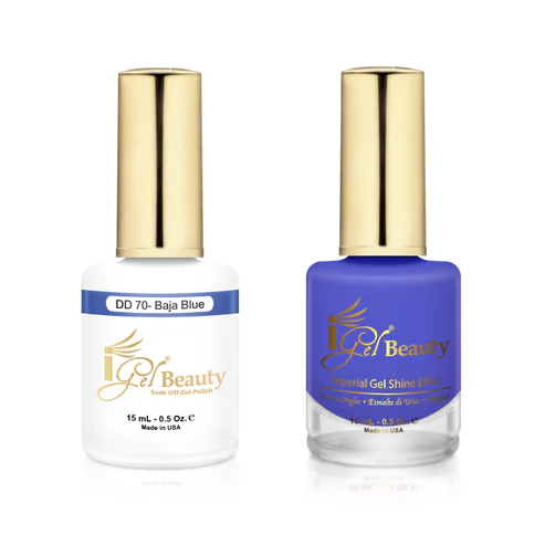 IGEL BEAUTY | GEL & LACQUER | DD070 BAJA BLUE