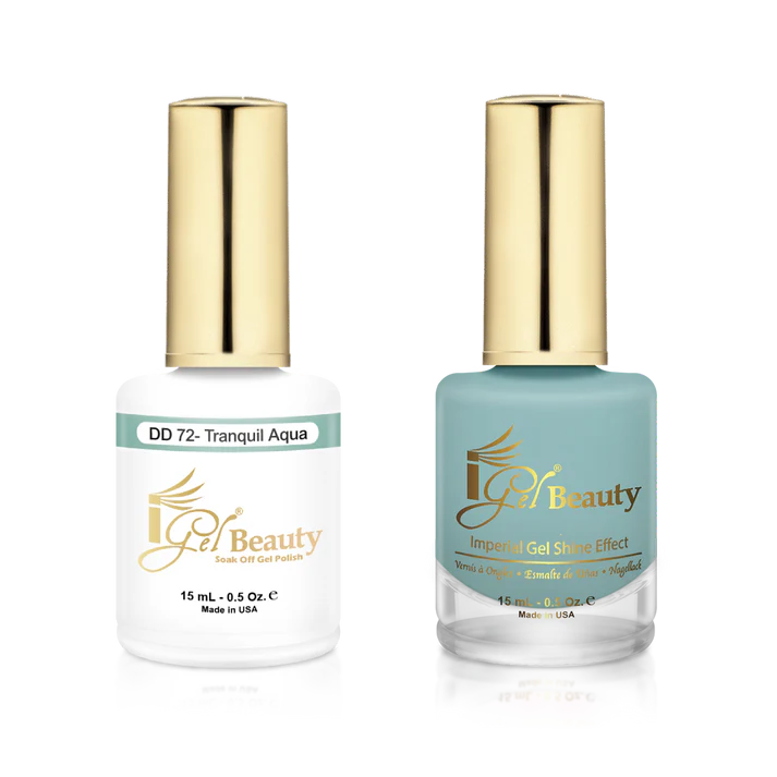 IGEL BEAUTY | GEL & LACQUER | DD072 TRANQUIL AQUA