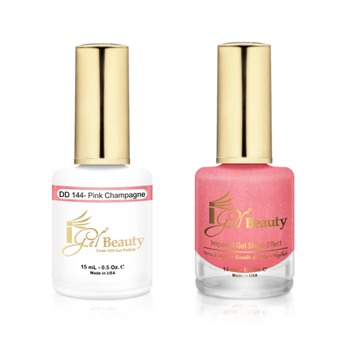IGEL BEAUTY | GEL & LACQUER | DD144 PINK CHAMPAGNE