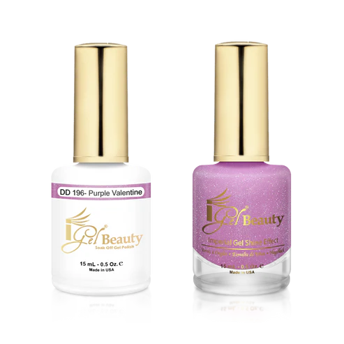 IGEL BEAUTY | GEL & LACQUER | DD196 PURPLE VALENTINE