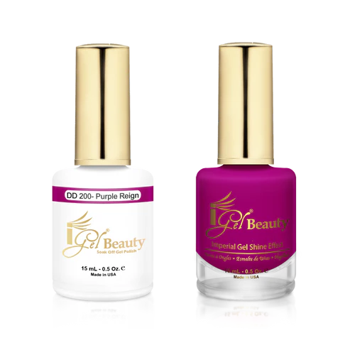 IGEL BEAUTY | GEL & LACQUER | DD200 PURPLE REIGN