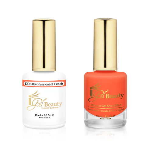 IGEL BEAUTY | GEL & LACQUER | DD206 PASSIONATE PEACH