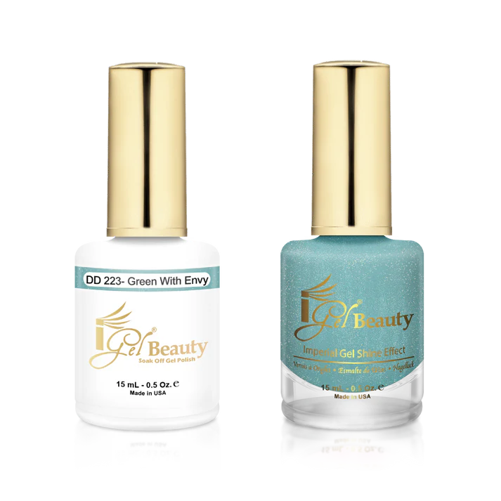 IGEL BEAUTY | GEL & LACQUER | DD223 GREEN WITH ENVY