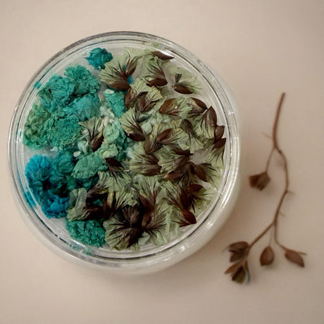 NAIL ART DESIGN | DRY FLOWER JAR