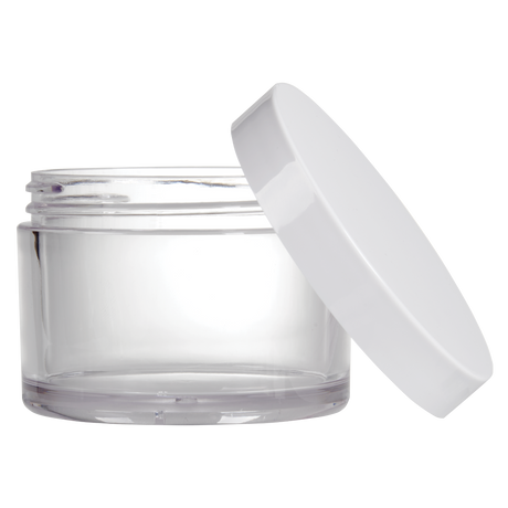 Burmax - Clear Empty Jar Double - Walled 2 oz
