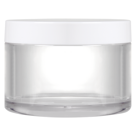 Burmax - Clear Empty Jar Double - Walled 2 oz