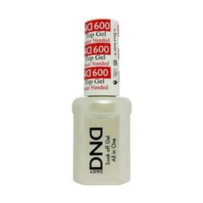 DND - Soak Off Gel - Top Coat #600 - No Cleanse (0.5 oz)