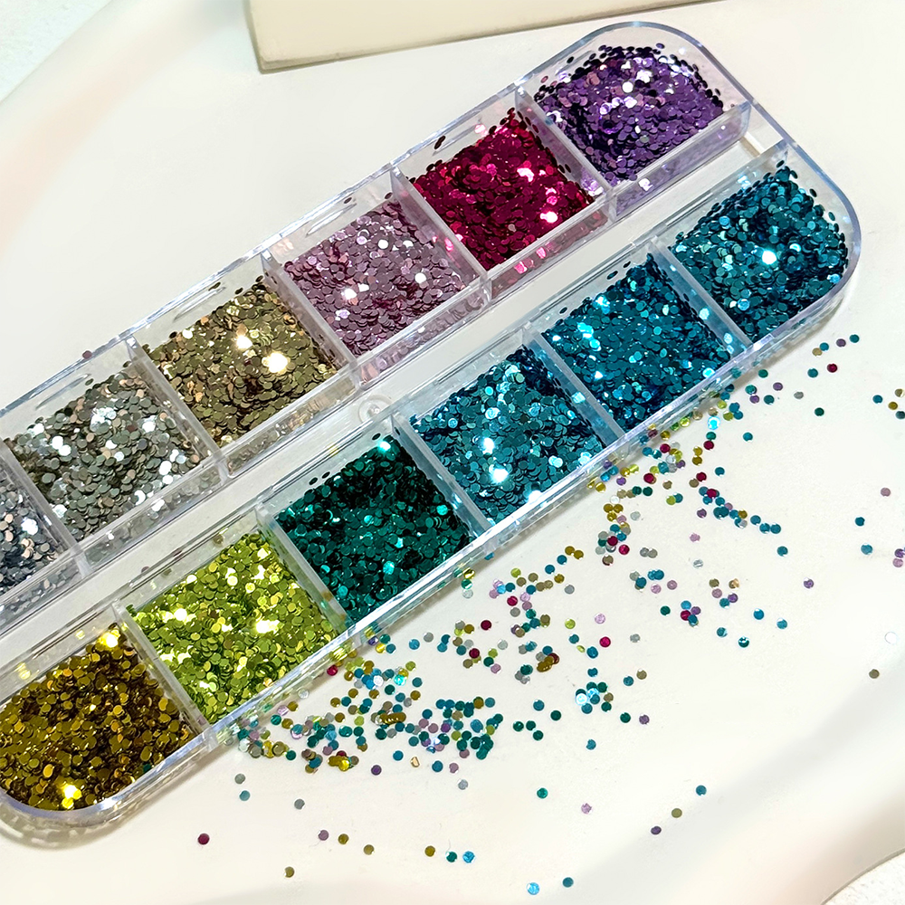 NAIL GLITTER | MINI DOT NAIL SEQUIN (12 color)