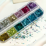 NAIL GLITTER | MINI DOT NAIL SEQUIN (12 color)