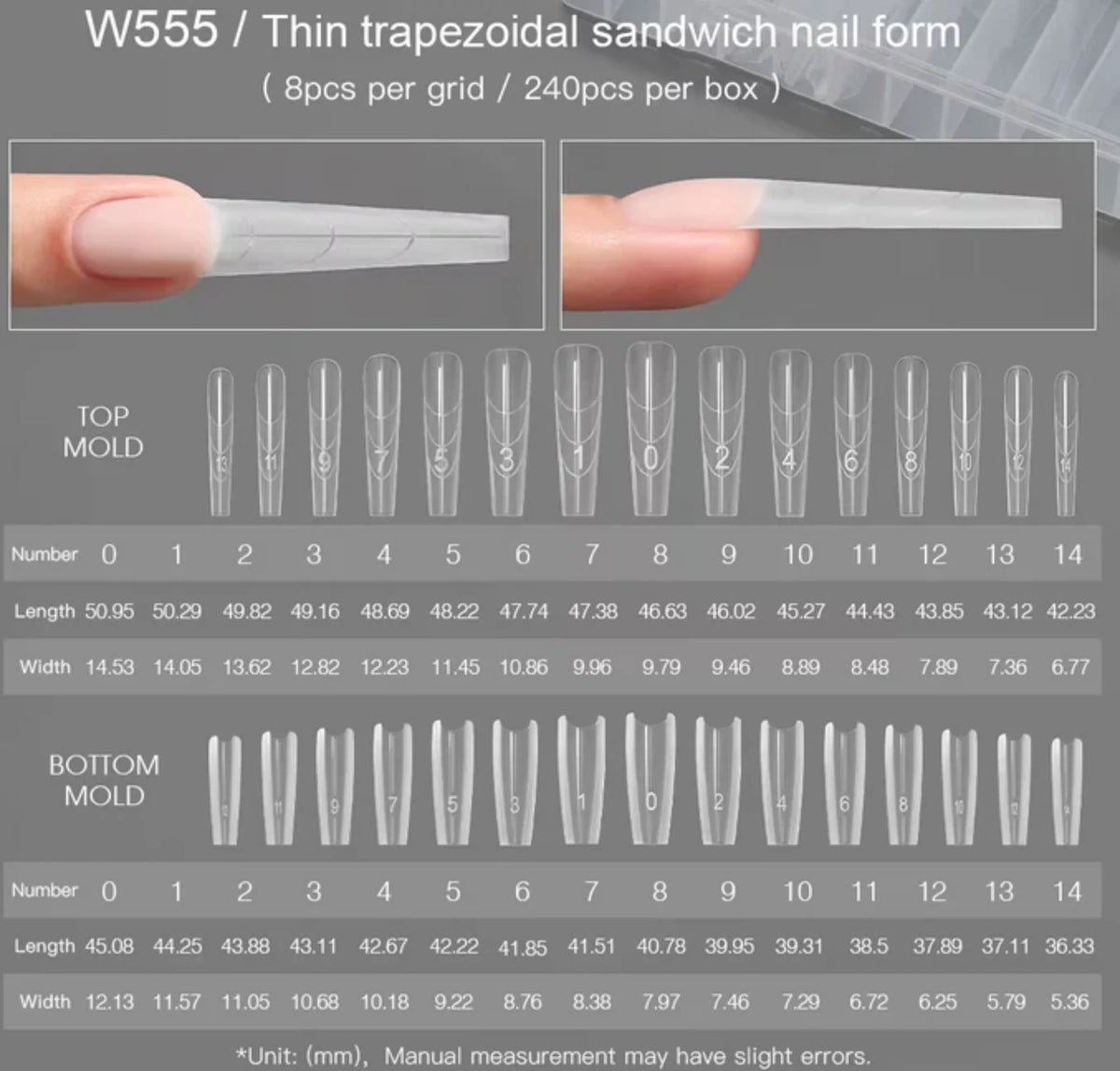 DUAL FORM | SANDWICH NAIL EXTENTION