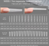 DUAL FORM | SANDWICH NAIL EXTENTION