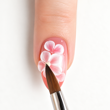 #4 Petal 3D Rubber Sculpture Handle With Cap