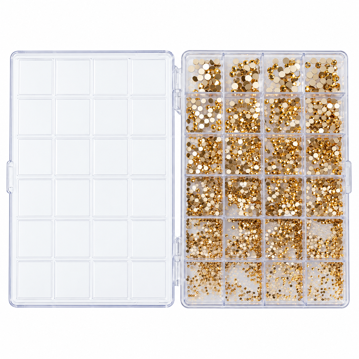 GLASS RHINESTONE | BOX OF 6 SIZE
