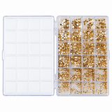 GLASS RHINESTONE | BOX OF 6 SIZE