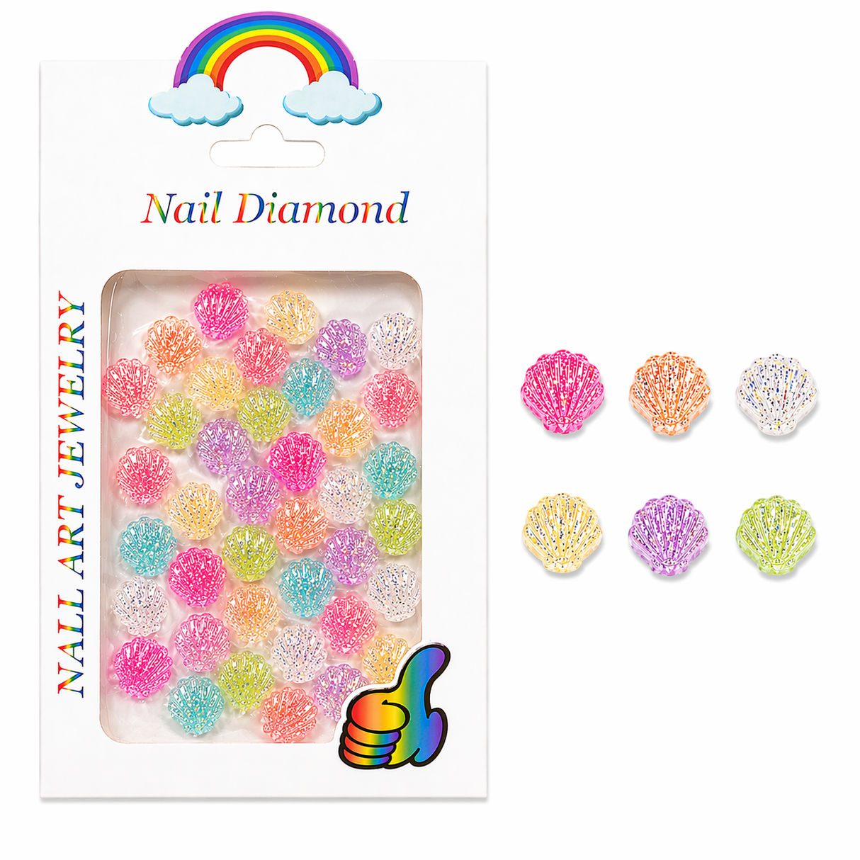 NAIL CHARM | PASTEL SEA SHELL