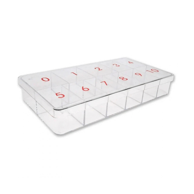 Empty Nail Tip Box - Clear