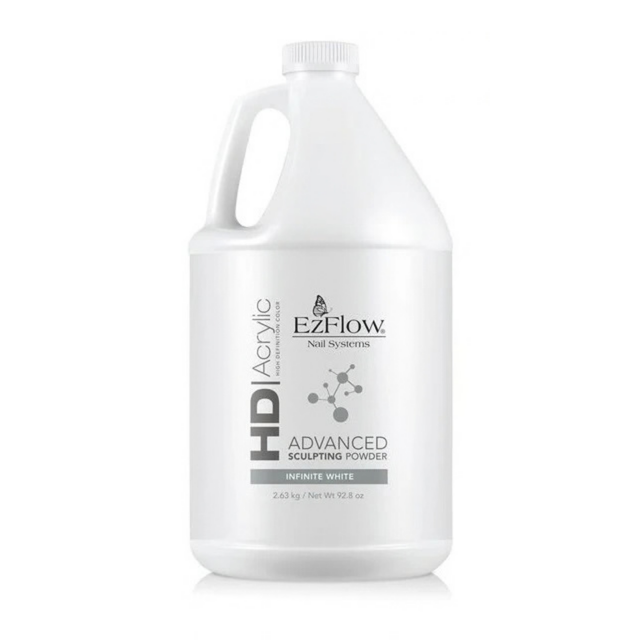 Ezflow - HD Acrylic Powder - Infinite White (92.8 oz)