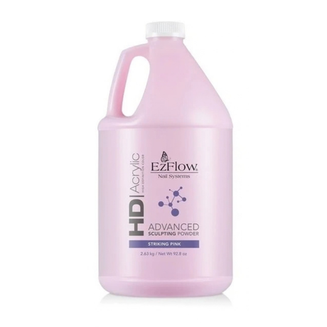 Ezflow - HD Acrylic Powder - Striking Pink (92.8 oz)