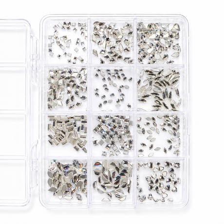 RHINESTONE | BOX OF 12 MINI SHAPE