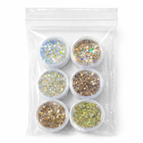 NAIL ART DESIGN | GLITTER SEQUIN - 6 JARS