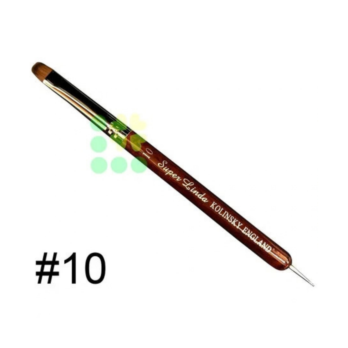 French Brush - Super Linda - Size 10 with Dotting Tool