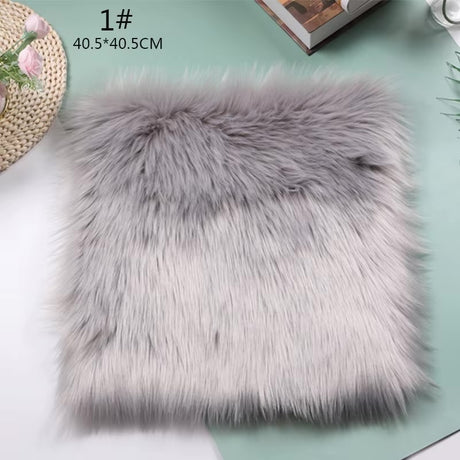 PHOTO PUFFY FUR MAT