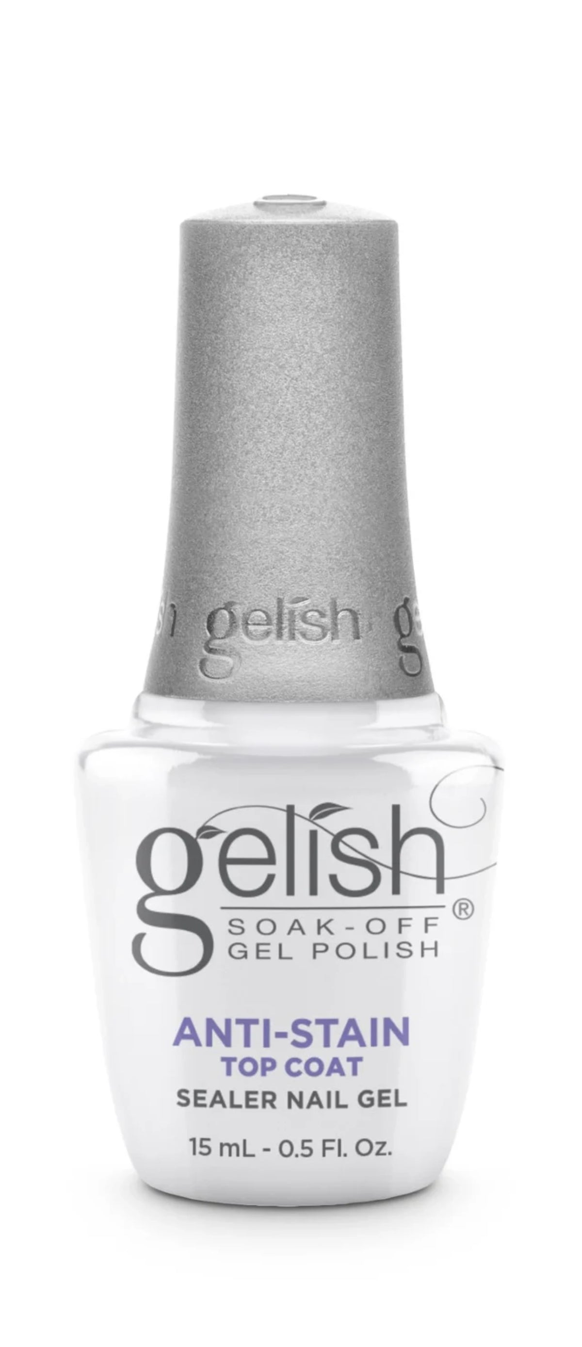 GELISH | SOAK OFF GEL | ANTI STAIN TOP COAT 15ML