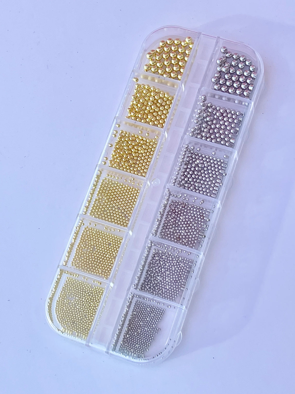 Metallic bead | Gold & SIlver