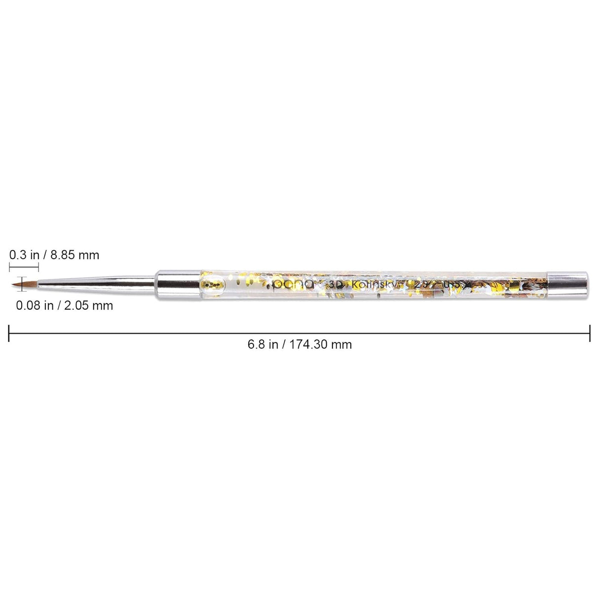 PANA |  3D BRUSH | GOLD GLITTER
