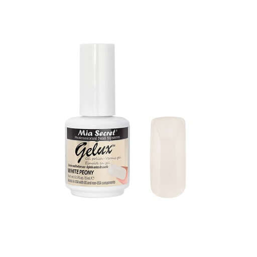 MIA SECRET |  GELUX GEL POLISH WHITE PEONY 15ML