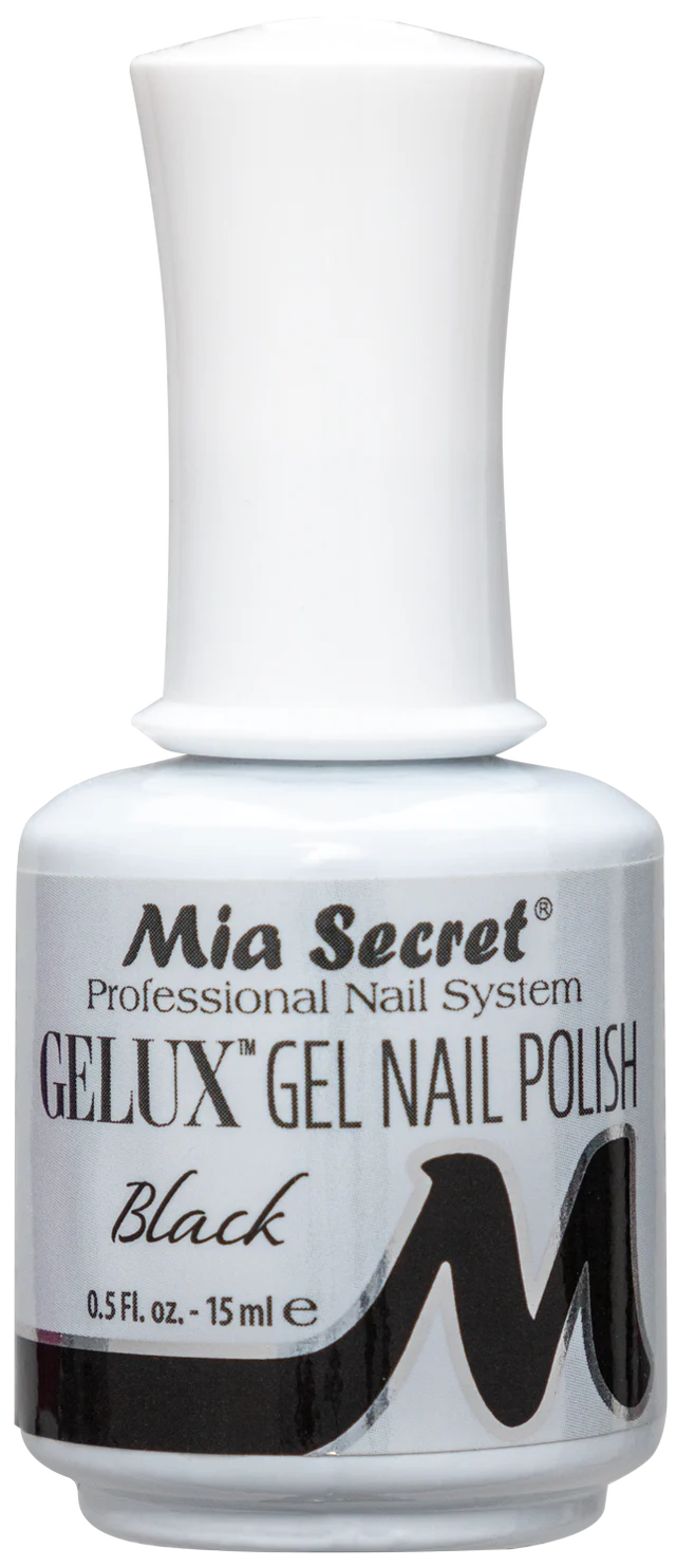 MIA SECRET |  GELUX GEL POLISH BLACK 15ML