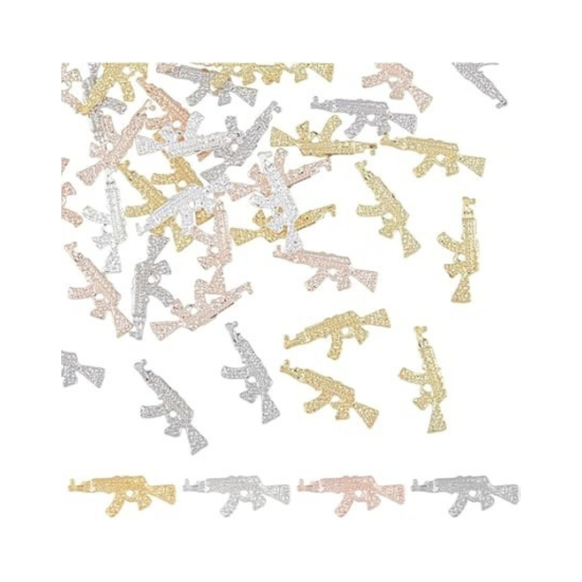 GUN CHARM MIX - PACK OF 50