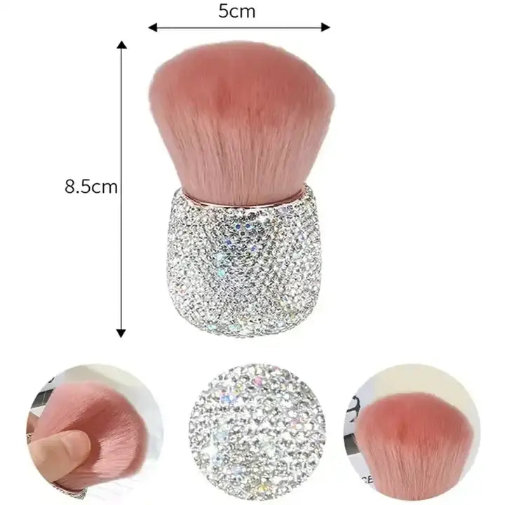NAIL DUST BRUSH | DIAMOND MUSHROOM