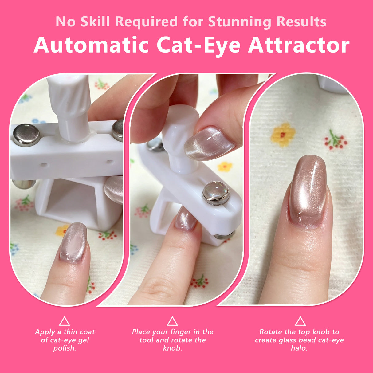 MAGNET CATEYE | 360 GLASS BEAD CAT EYE TOOL - Rotatable