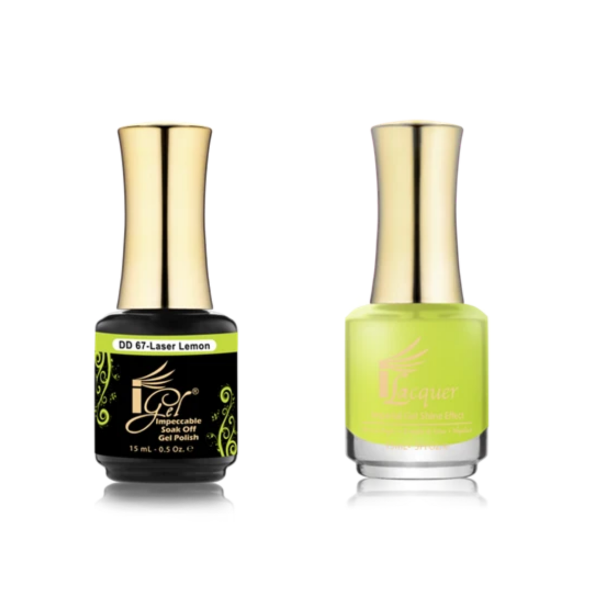 IGEL BEAUTY | GEL & LACQUER | DD067 LASER LEMON