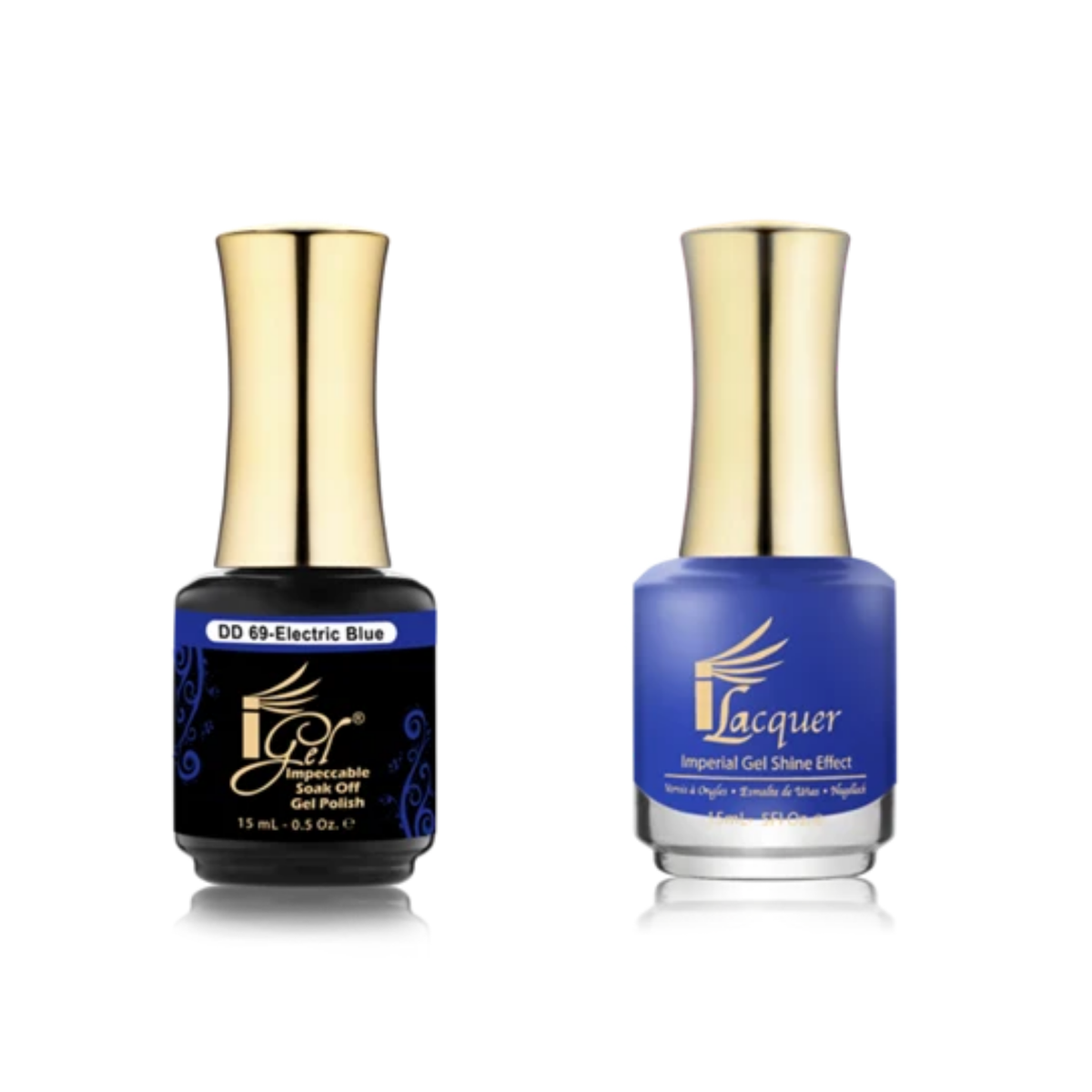 IGEL BEAUTY | GEL & LACQUER | DD069 ELECTRIC BLUE