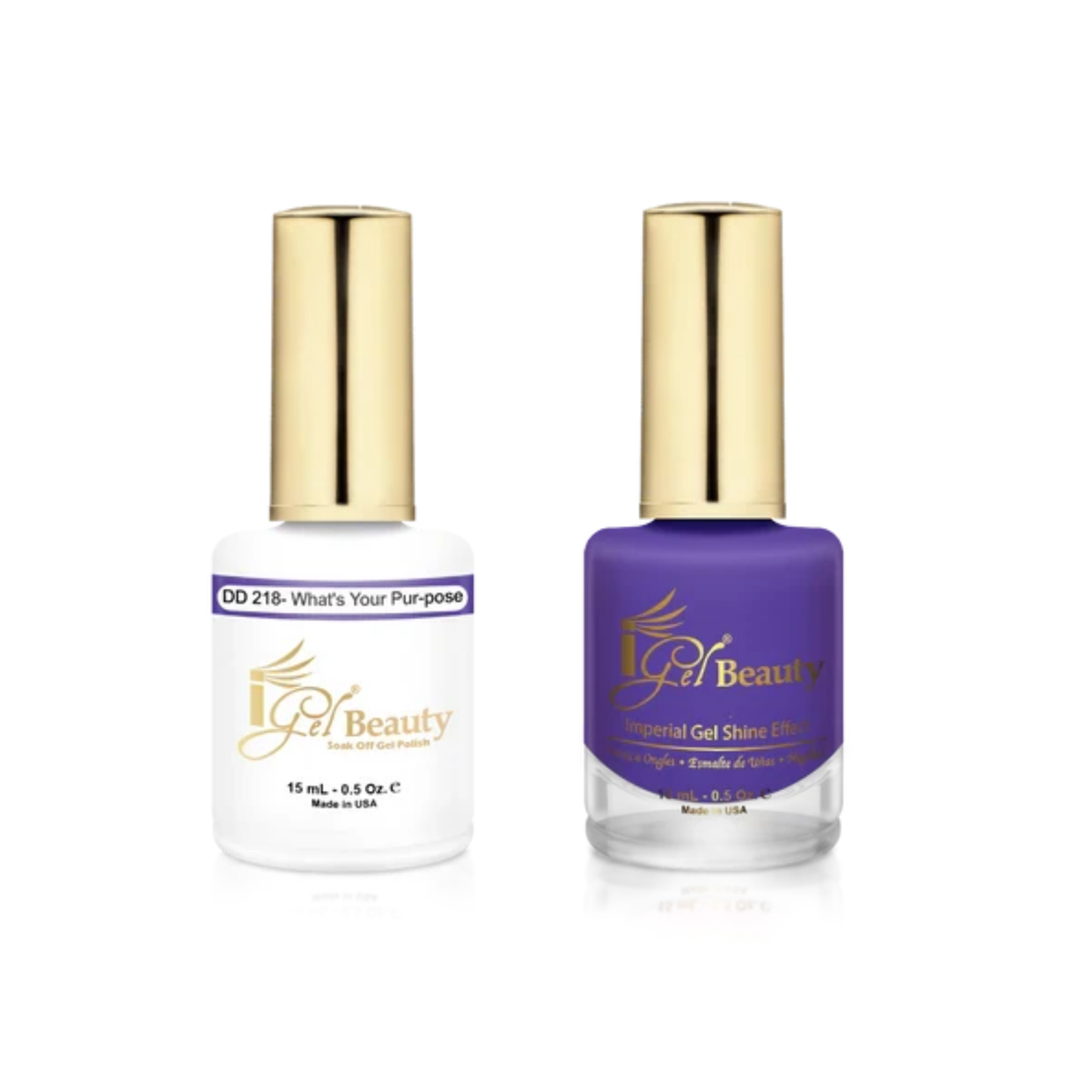 IGEL BEAUTY | GEL & LACQUER | DD218 WHAT'S YOUR PUR-POSE