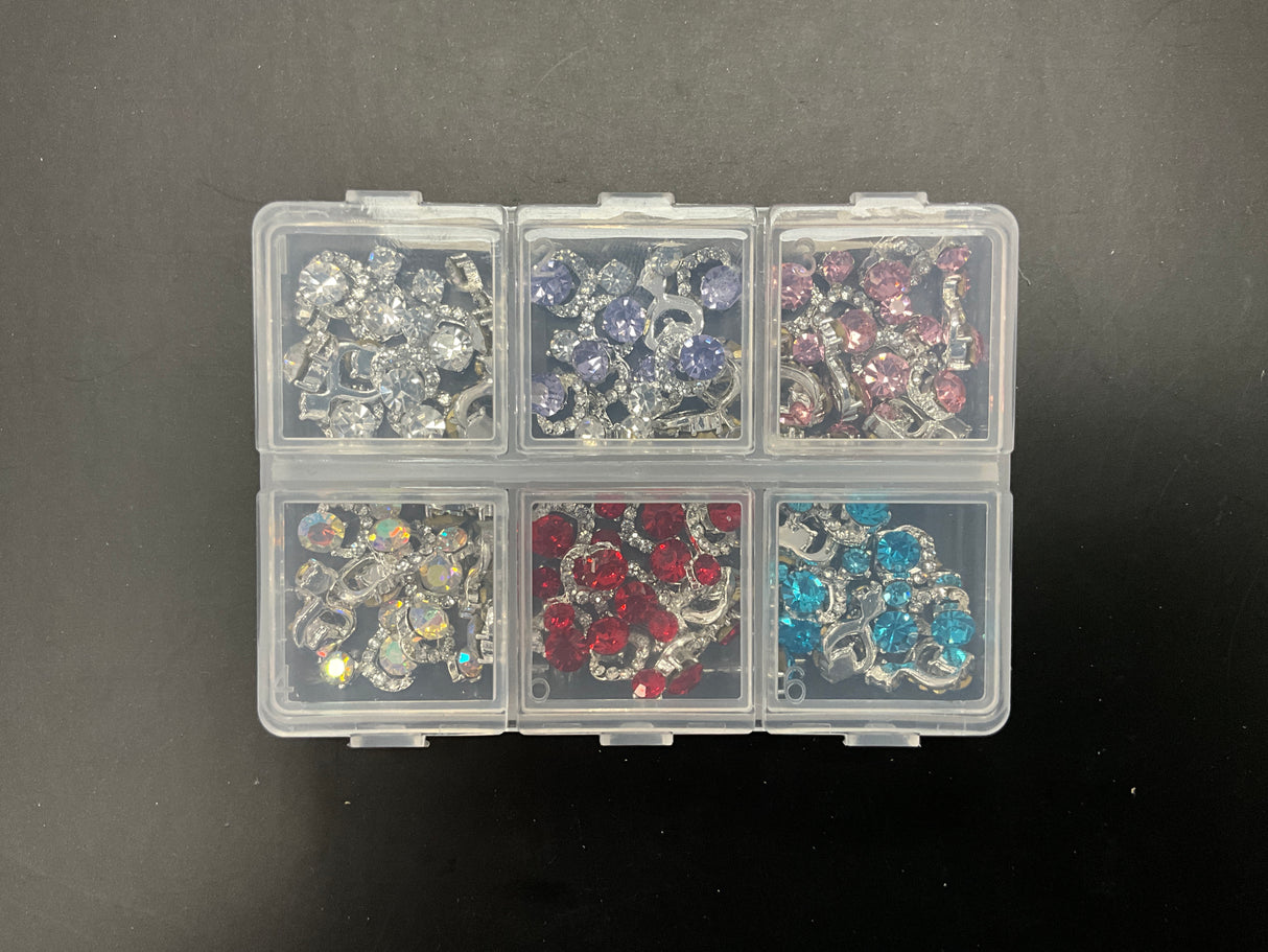 HEART NAIL CHARM | 6 STYLES - 60 PCS
