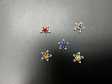 STAR RHINESTONE CHARM - BAG OF 20
