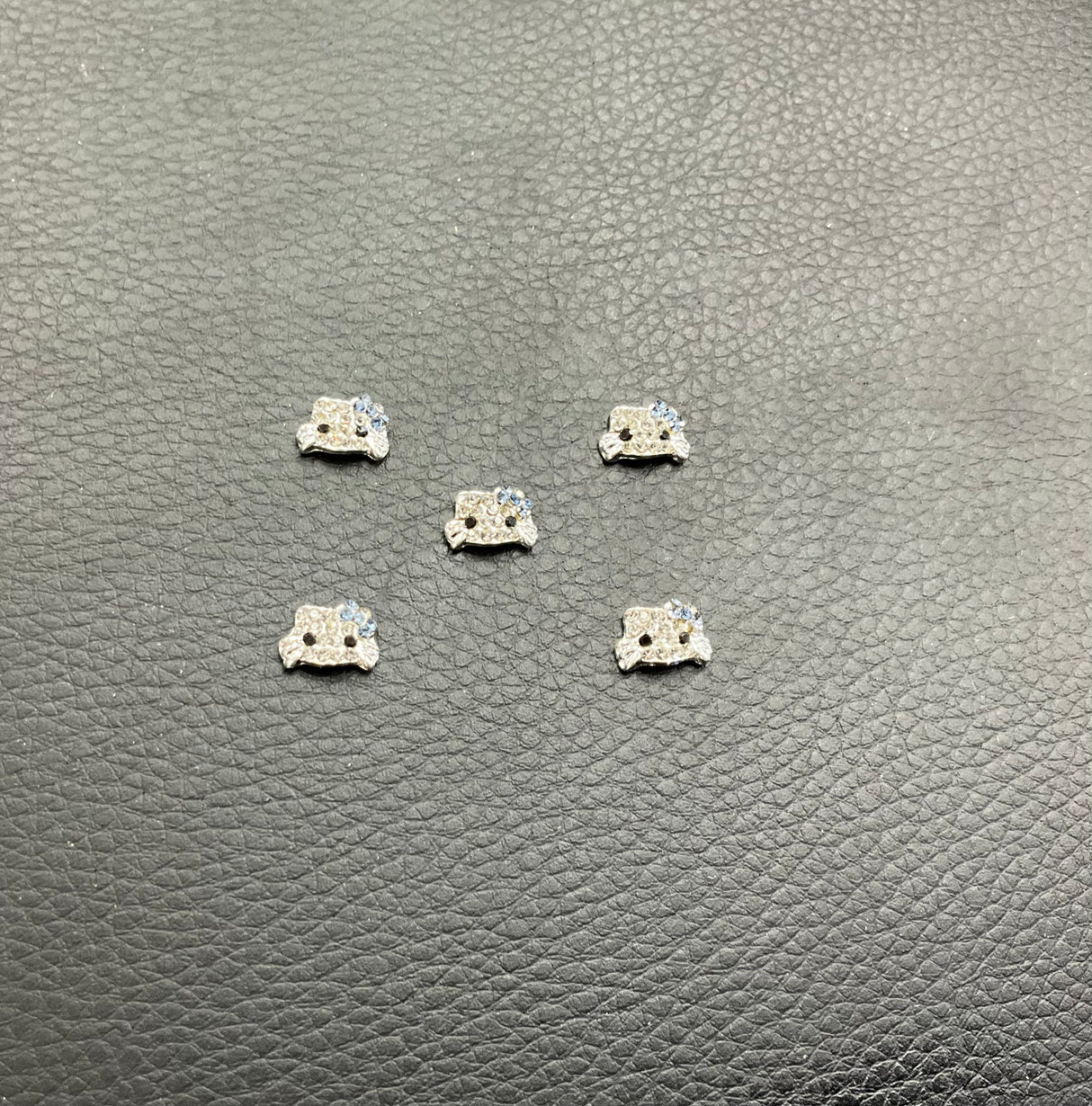 Hello Kitty Nail Charm | SILVER |  BAG OF 20 PCS