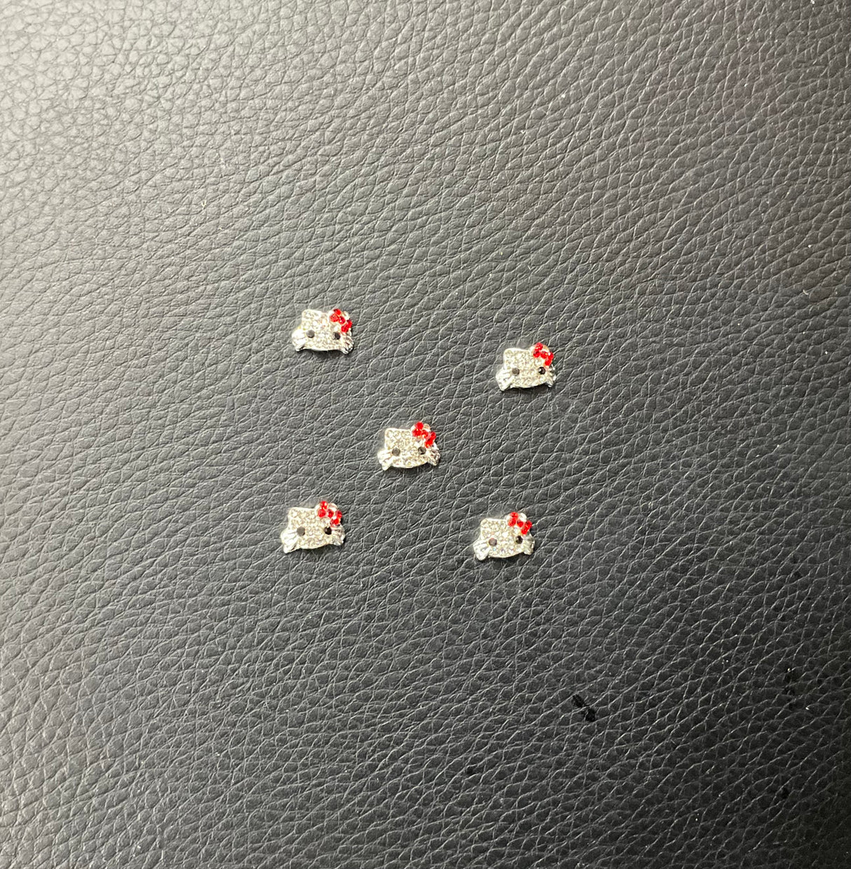 Hello Kitty Nail Charm | SILVER |  BAG OF 20 PCS