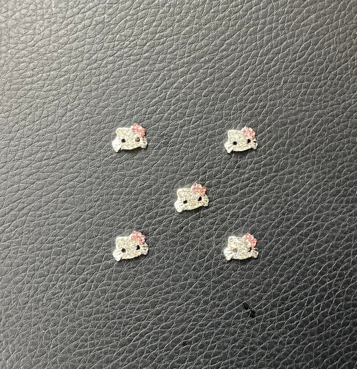 Hello Kitty Nail Charm | SILVER |  BAG OF 20 PCS