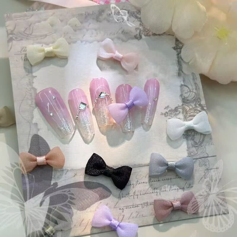 NAIL ACCESSORIE | FABIC BOW